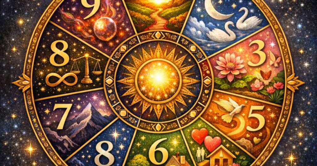o imagine care simbolizeaza ciclu de 9 ani personali